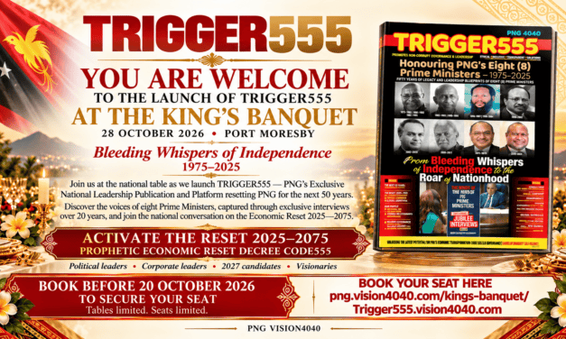 TRIGGER555 LAUNCH — KING’S BANQUET — A ONE-OFF NATIONAL WINDOW